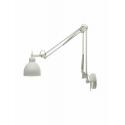 FRANDSEN lampa ścienna JOB biała - regulowane ramię
