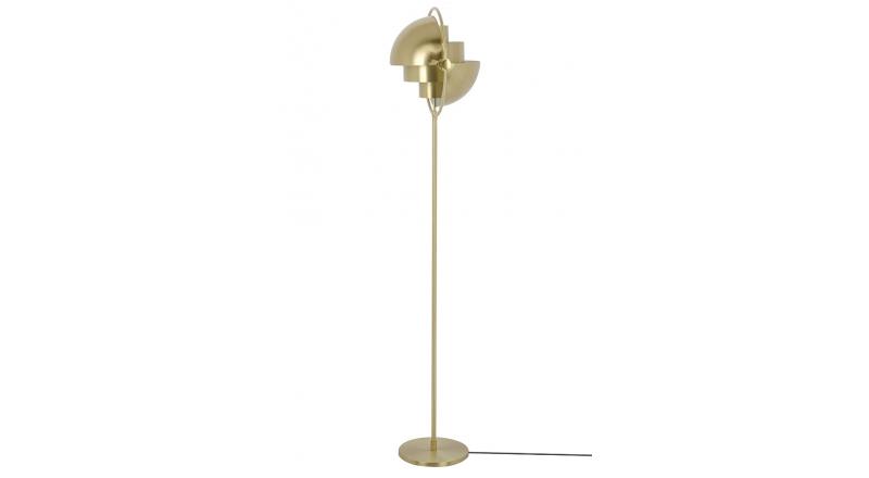 Lampa podłogowa VARIA złota - stal węglowa