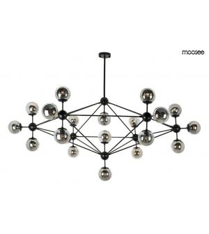 MOOSEE lampa wisząca ASTRIFERO 21 czarna / bursztynowa
