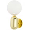 Lampa ścienna BOY Fi 14 złota - LED, szkło, metal