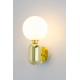 Lampa ścienna BOY Fi 14 złota - LED, szkło, metal