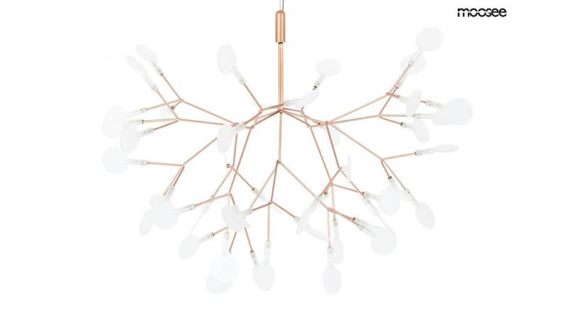 MOOSEE lampa wisząca FLORA 98 miedziana