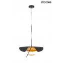 MOOSEE lampa wisząca STING RAY 40 czarna / złota