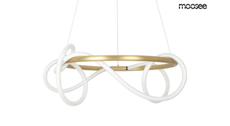 MOOSEE lampa wisząca SERPIENTE 60 złota