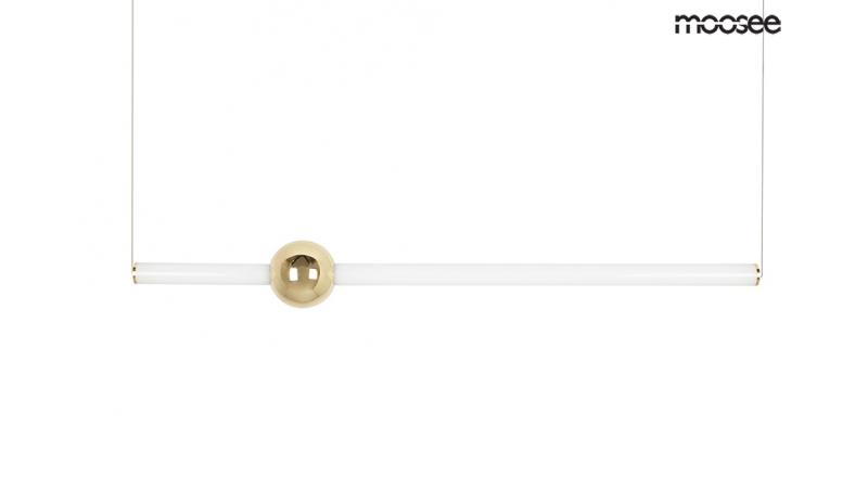 MOOSEE lampa wisząca LIBRA 90 IN biała / złota
