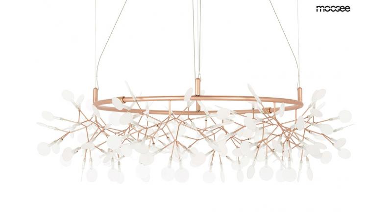 MOOSEE lampa wisząca FLORA 125 miedziana