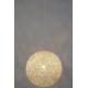 Lampa wisząca LUNA 110 biała - sznurek konopny
