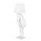Lampa podłogowa KOŃ HORSE STAND S biała - włókno szklane