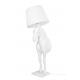 Lampa podłogowa KOŃ HORSE STAND S biała - włókno szklane