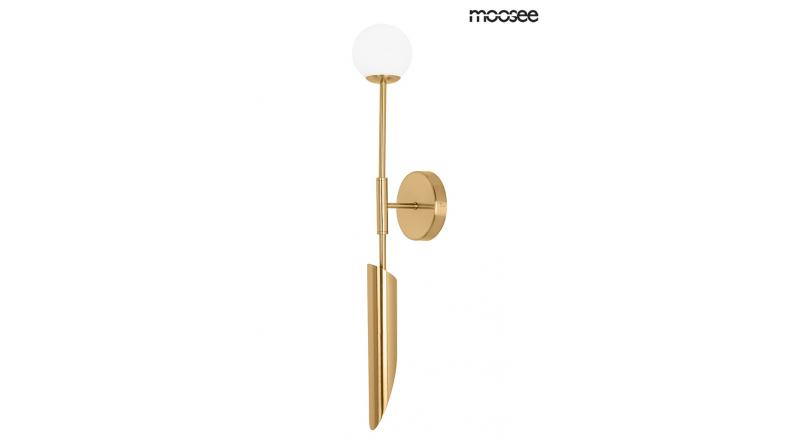MOOSEE lampa ścienna LUCCA złota