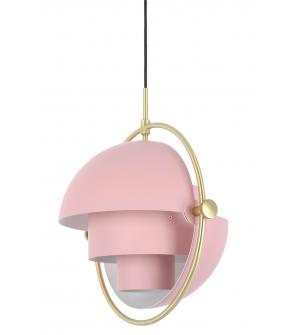 Lampa wisząca VARIA różowa - stal węglowa