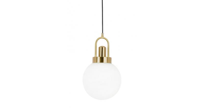 Lampa wisząca NIPP złota - stal, szkło