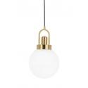 Lampa wisząca NIPP złota - stal, szkło