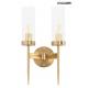 MOOSEE lampa ścienna TORCH TWIN złota