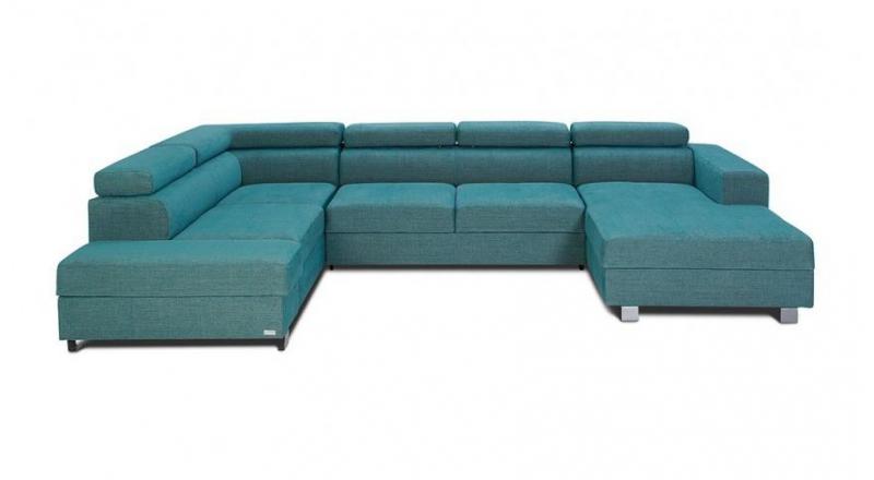 Narożnik ENZO rozkładany modułowy z pojemnikami