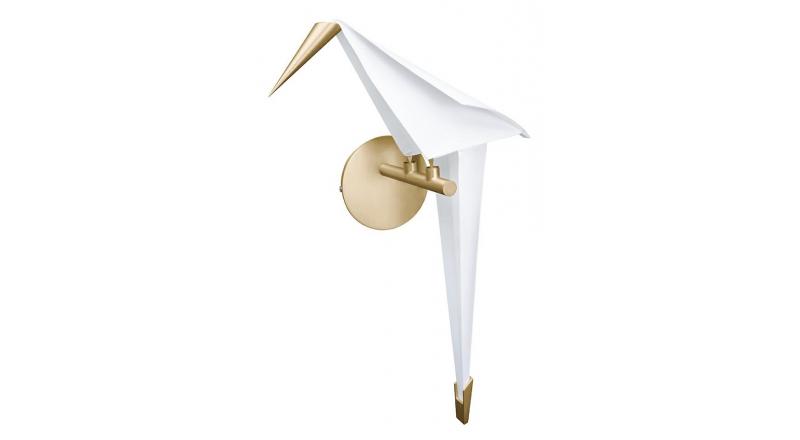 Lampa ścienna LORO WALL RIGHT złota - LED