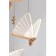 Lampa wisząca BUTTERFLY DISC 5 różowe złoto