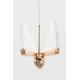 Lampa wisząca BUTTERFLY DISC 5 różowe złoto
