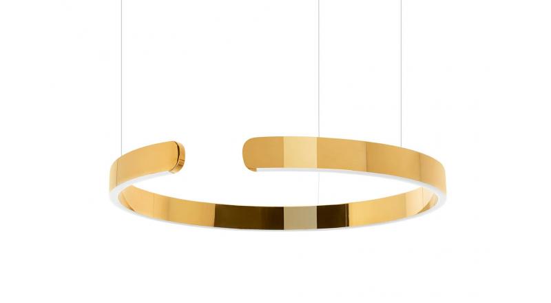 Lampa wisząca VISTA 40 złoty chrom