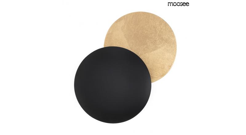 MOOSEE lampa ścienna ECLISE złota / czarna