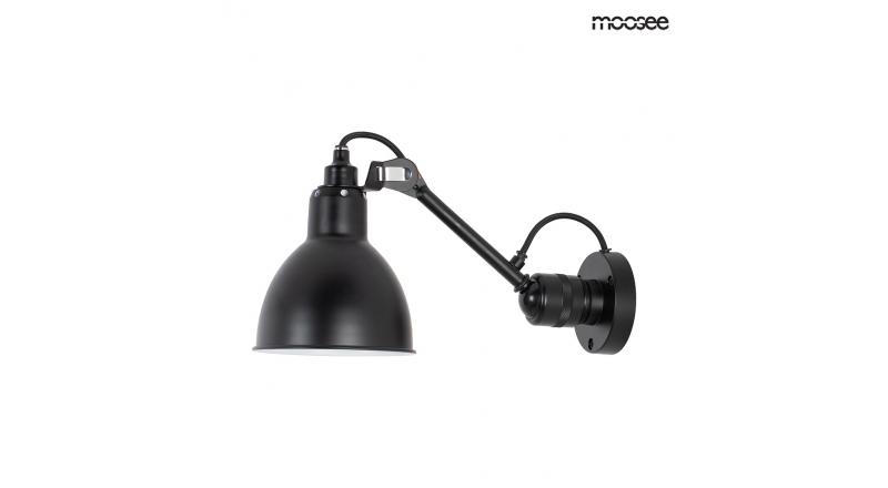 MOOSEE lampa ścienna FRANK czarna
