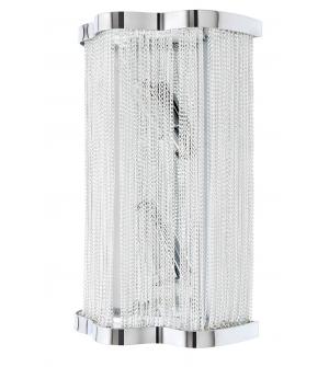 Lampa ścienna ATLANTA WALL 2 - aluminium, stal