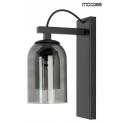 MOOSEE lampa ścienna RADON czarna