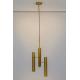 Lampa wisząca TUBI złota - mosiądz, aluminium
