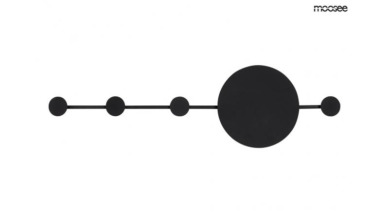 MOOSEE lampa ścienna SHADOW HANG z wieszakiem czarna