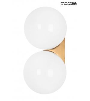 MOOSEE lampa ścienna BOLL TWIN złota