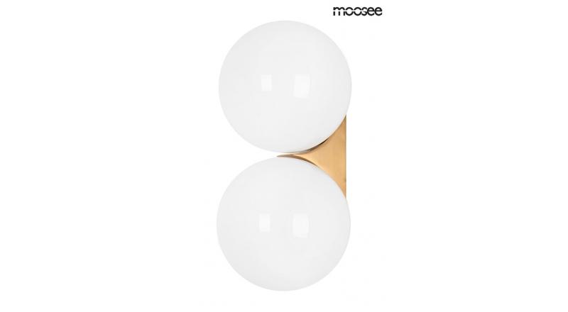MOOSEE lampa ścienna BOLL TWIN złota
