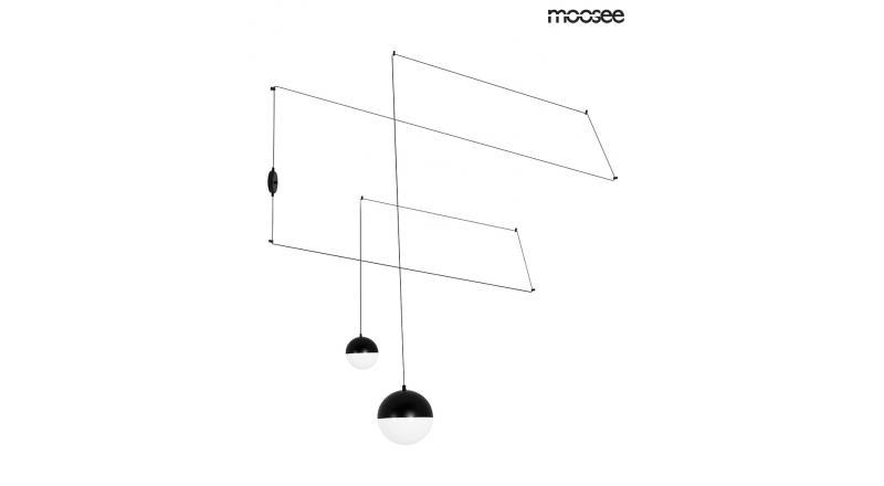 MOOSEE lampa ścienna BOWL DUO czarna