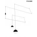 MOOSEE lampa ścienna BOWL DUO czarna