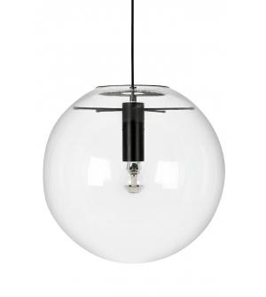 Lampa wisząca SANDRA 40 czarna - szkło, metal