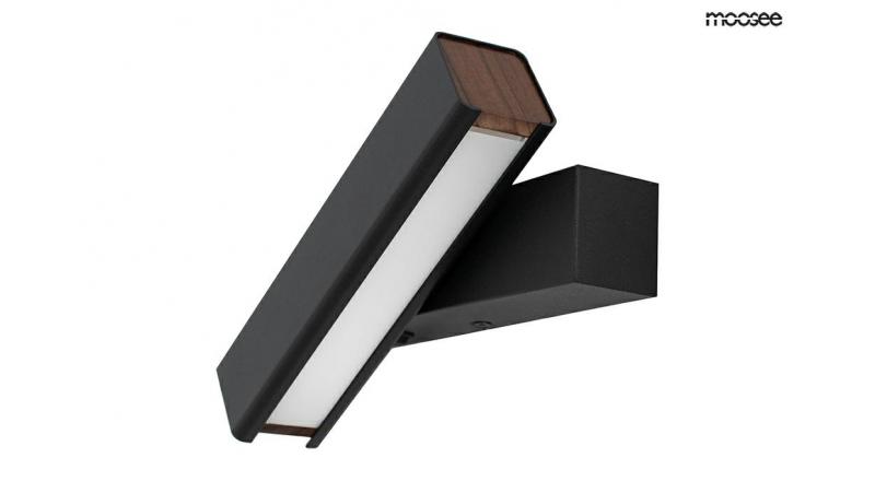 MOOSEE lampa ścienna ORBIS czarna