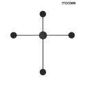 MOOSEE lampa ścienna SHADOW 4 CLOSE czarna