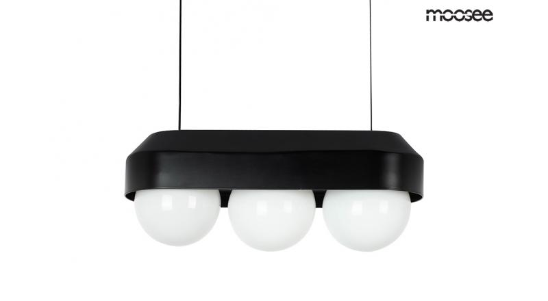 MOOSEE lampa wisząca DROPS 3 czarna