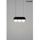 MOOSEE lampa wisząca DROPS 3 czarna