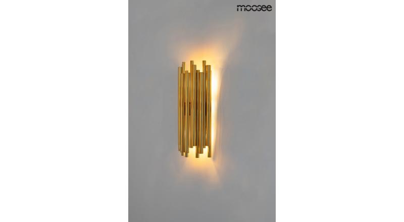MOOSEE lampa ścienna TUBO złota