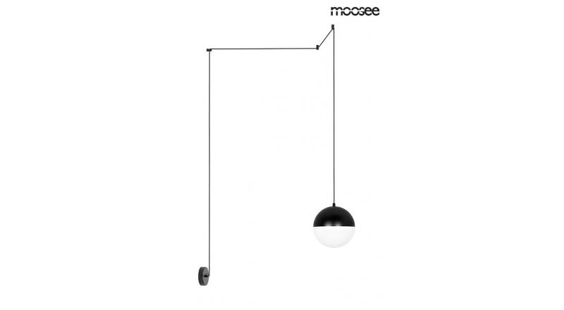MOOSEE lampa ścienna BOWL czarna