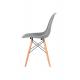 Krzesło DSW WOOD szare.30 - podstawa drewniana bukowa