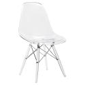 Krzesło DSP ICE transparentne - poliweglan