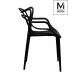 MODESTO krzesło HILO czarne - polipropylen