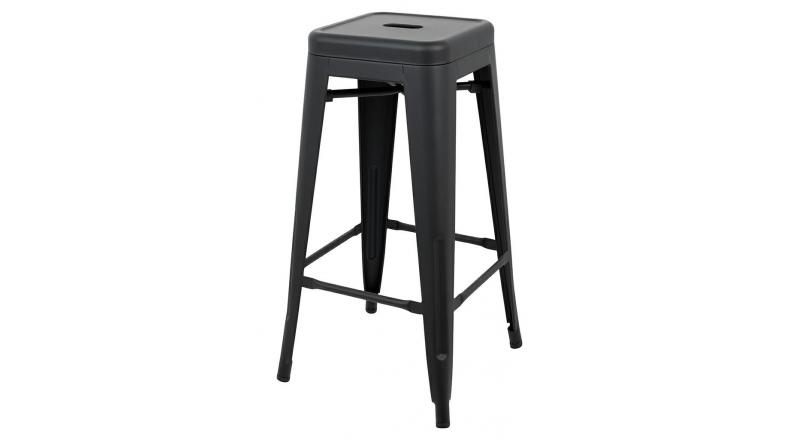 Krzesło barowe TOWER 76 (Paris) czarne