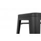 Krzesło barowe TOWER 76 (Paris) czarne