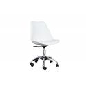INVICTA Krzesło biurowe SCANDINAVIA - białe
