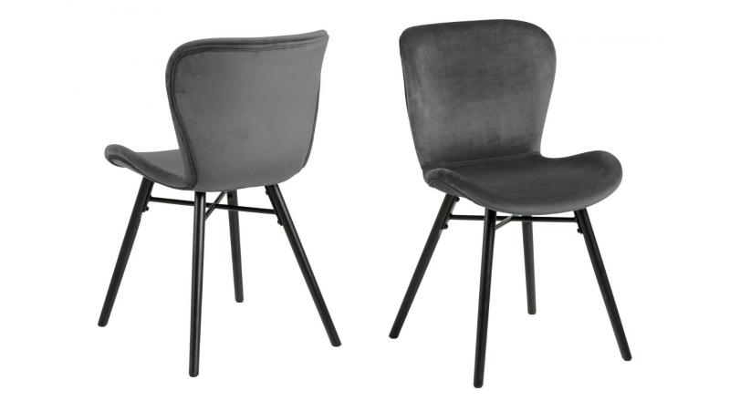 ACTONA krzesło BATILDA -1A ciemny szary