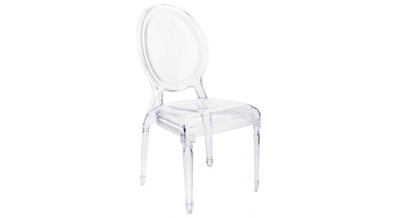 Krzesło PRINCE transparentne - poliwęglan