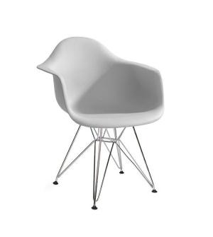 Fotel DAR SILVER jasny szary