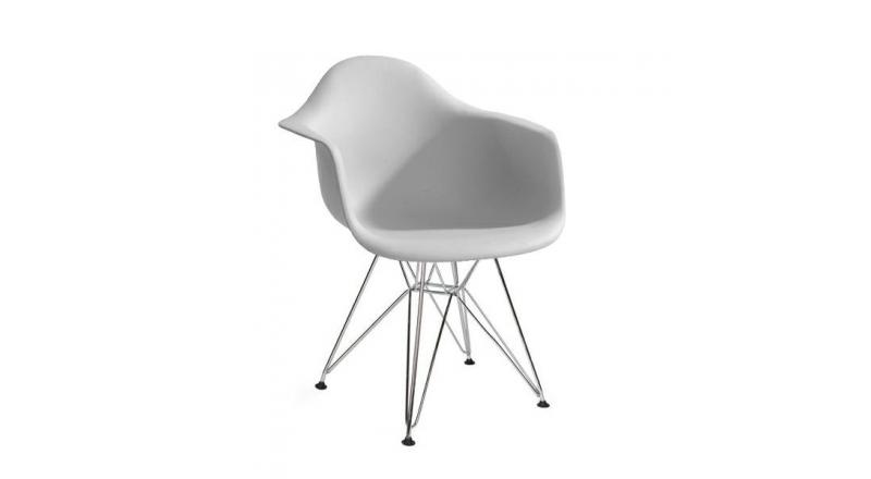 Fotel DAR SILVER jasny szary